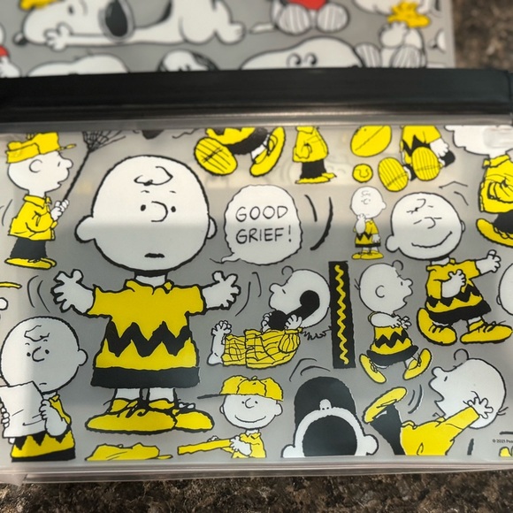 Peanuts Snoopy and Charlie Brown Reusable Bags - Picture 2 of 3